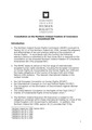 Advice on Freedom of Conscience BIll