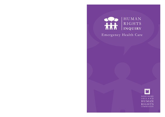 Human Rights Inquiry: Emergency Healthcare